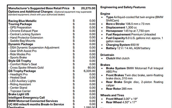 2026 BMW R 1300 GS