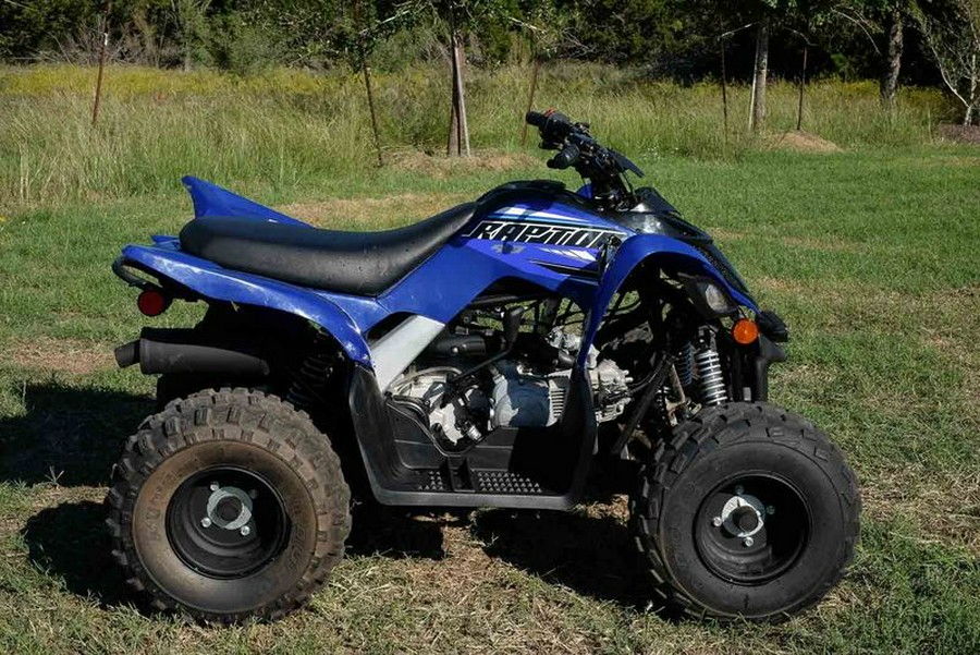 New 2023 YAMAHA RAPTOR 90 TEAM BLUE