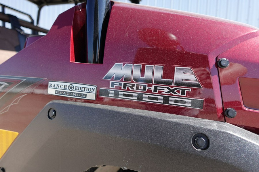 2026 Kawasaki MULE PRO-FXT 1000 Platinum Ranch Edition
