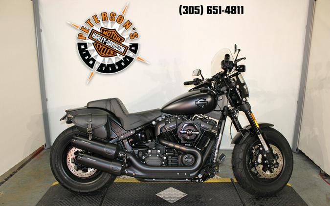 Used 2018 Harley-Davidson Softail Fat Bob FXFBS Motorcycle For Sale In Miami, Florida