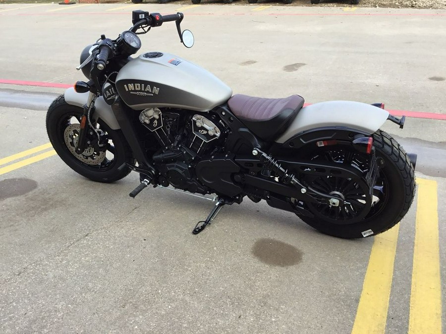 2024 Indian Motorcycle® Scout® Bobber ABS Silver Quartz Smoke