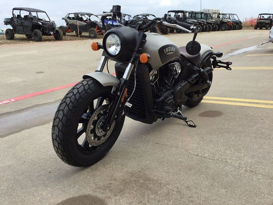 2024 Indian Motorcycle® Scout® Bobber ABS Silver Quartz Smoke