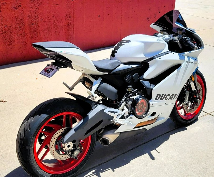 2019 Ducati 959 Panigale Arctic White Silk