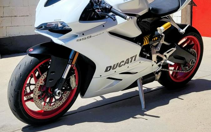 2019 Ducati 959 Panigale Arctic White Silk