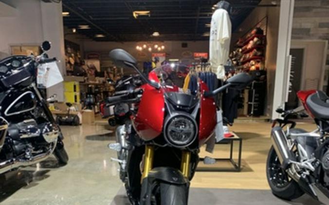 2023 Triumph Speed Triple 1200 RR Red Hopper / Storm Grey 1200 RR