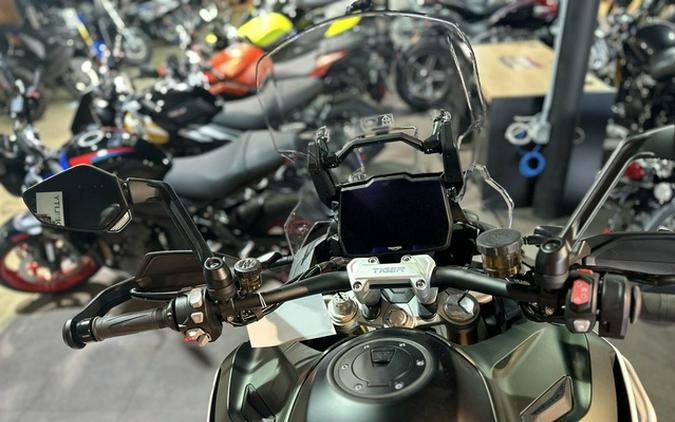 2024 Triumph Tiger 1200 Rally Explorer Matt Khaki Green Rally Explorer