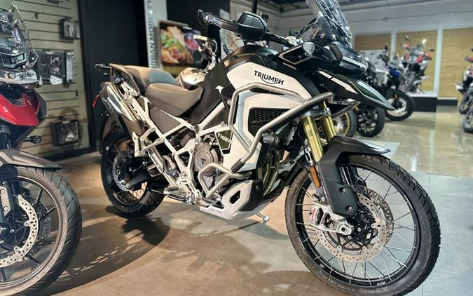 2024 Triumph Tiger 1200 Rally Explorer Matt Khaki Green Rally Explorer