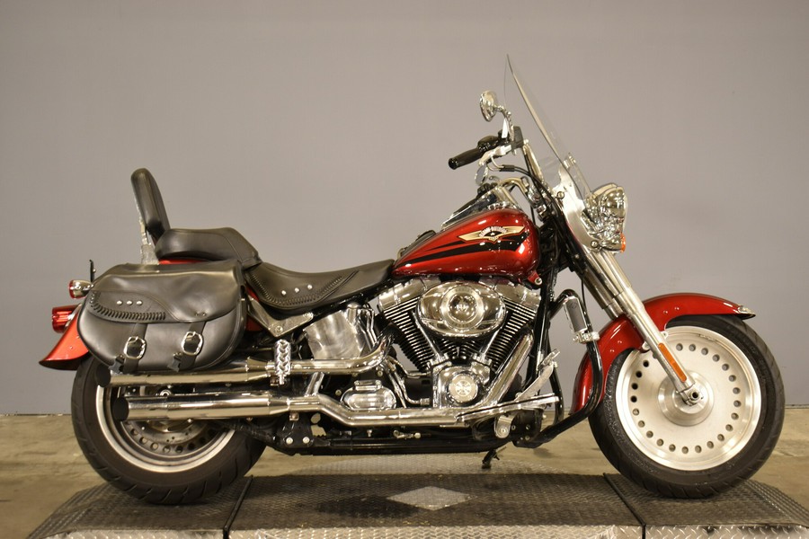 2008 Harley-Davidson Fat Boy Candy Red Sunglo