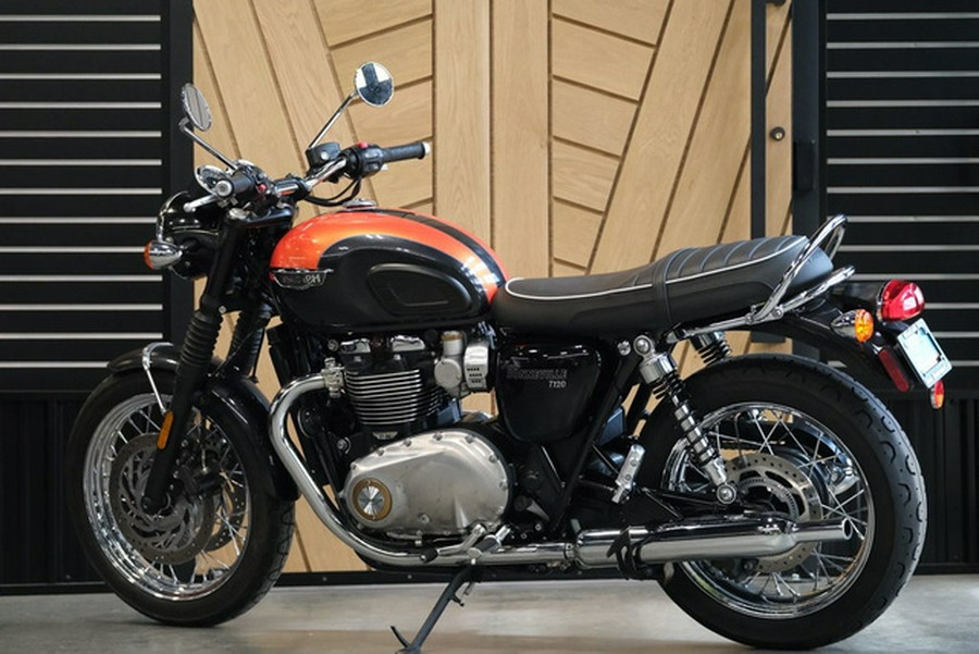 2020 Triumph Bonneville T120 Storm Grey/Baja Orange STORM GRAY BAJA ORANGE