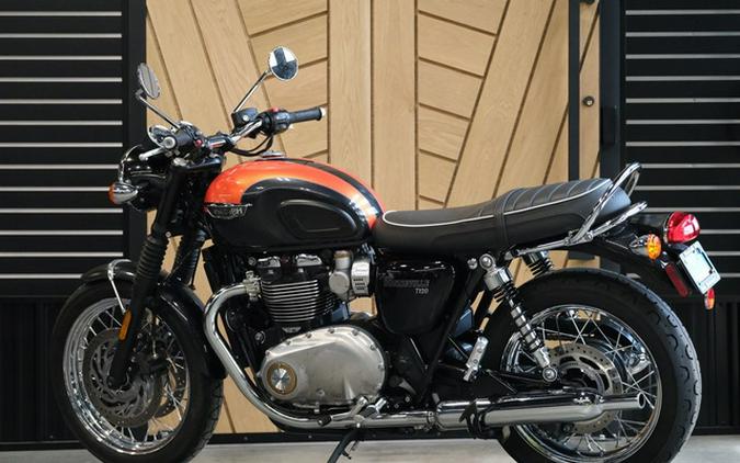 2020 Triumph Bonneville T120 Storm Grey/Baja Orange STORM GRAY BAJA ORANGE