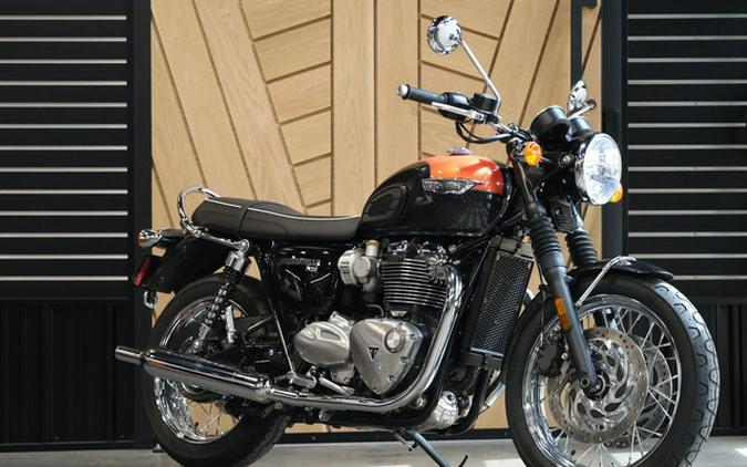 2020 Triumph Bonneville T120 Storm Grey/Baja Orange STORM GRAY BAJA ORANGE