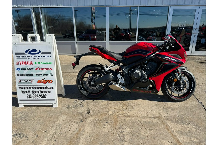 2024 Honda CBR 650R ABS Grand Prix Red