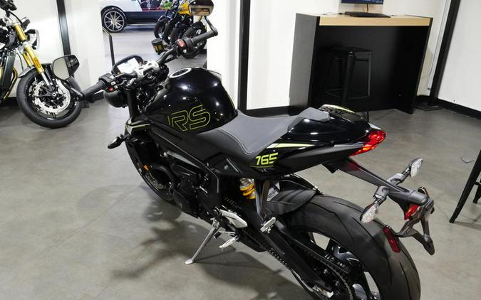 2025 Triumph Street Triple 765 RS Phantom Black