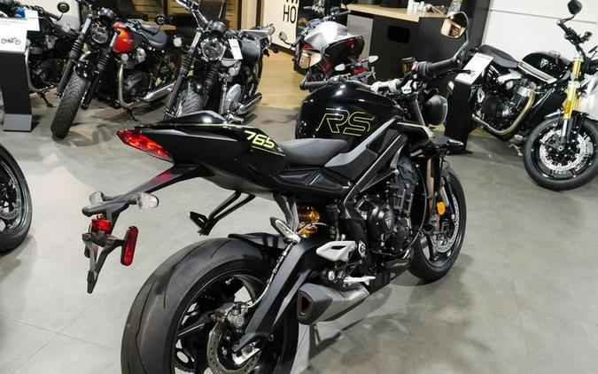 2025 Triumph Street Triple 765 RS Phantom Black