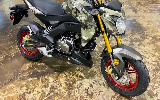2026 Kawasaki Z125 PRO Cypher Camo Beige