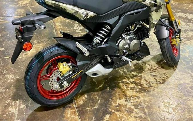 2026 Kawasaki Z125 PRO Cypher Camo Beige