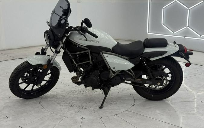 2024 Kawasaki Eliminator Pearl Robotic White Pearl Storm Gray