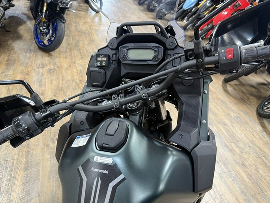 2025 Kawasaki KLR 650 S Metallic Matte Old School Green