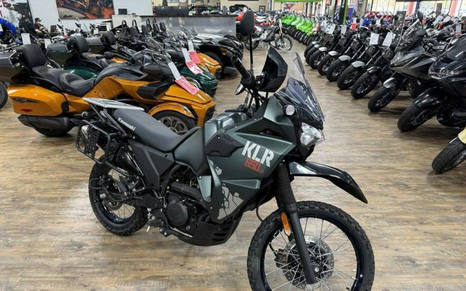 2025 Kawasaki KLR 650 S Metallic Matte Old School Green
