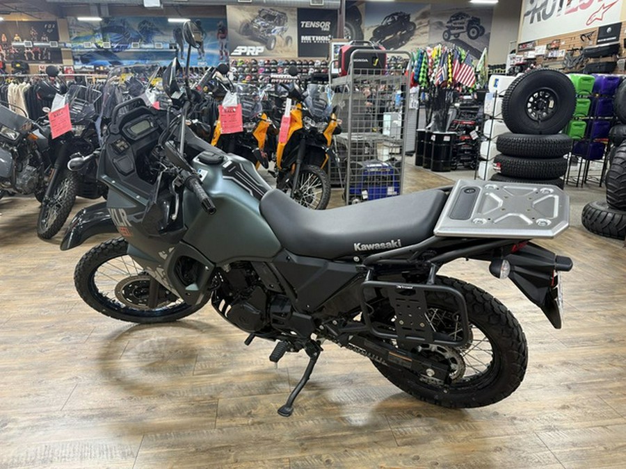2025 Kawasaki KLR 650 S Metallic Matte Old School Green