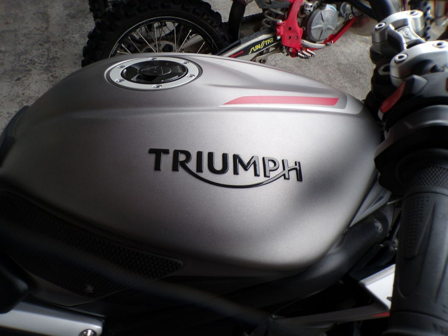 2018 Triumph Street Triple RS Matt Silver Ice