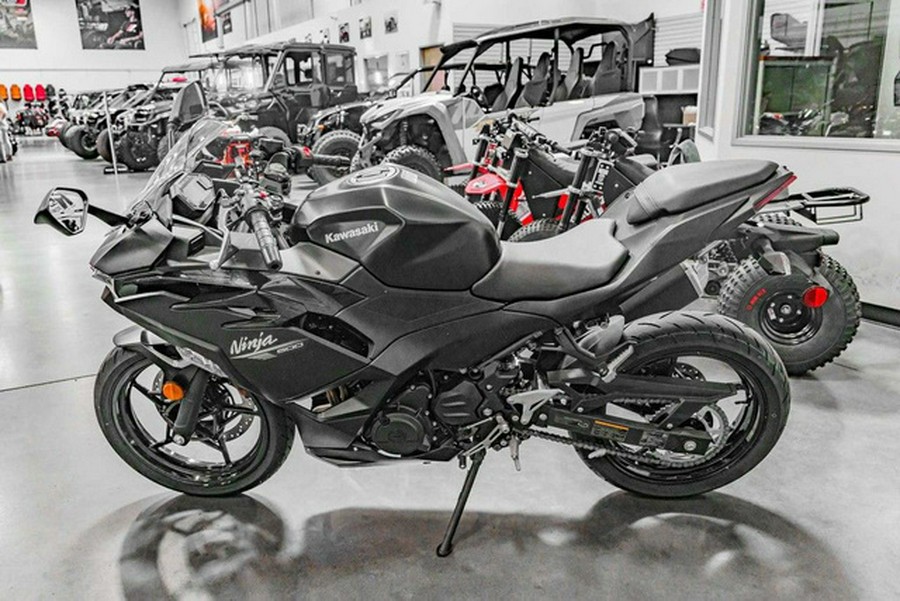 2026 Kawasaki Ninja 500 ABS Metallic Flat Spark Black