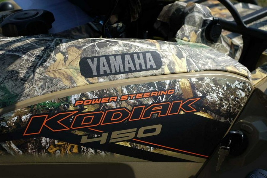 New 2024 YAMAHA KODIAK 450 EPS FALL BEIGE W REALTREE EDGE