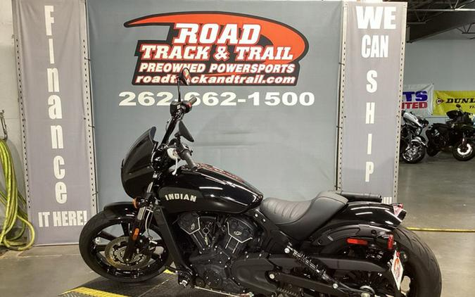 2022 Indian Scout Rogue Sixty ABS Black Metallic