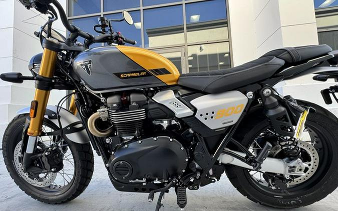 2026 Triumph Scrambler 900 Mineral Grey