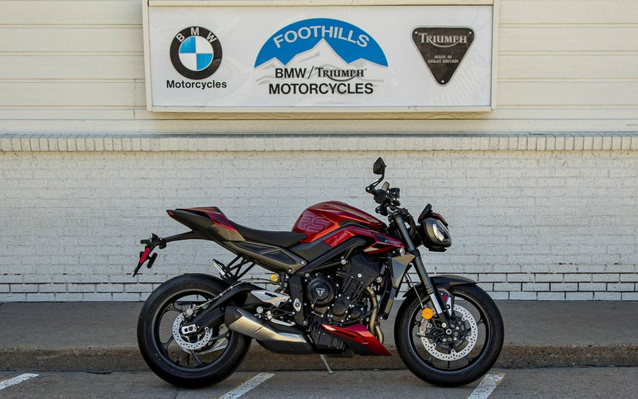 2024 Triumph Street Triple 765 RS Carnival Red