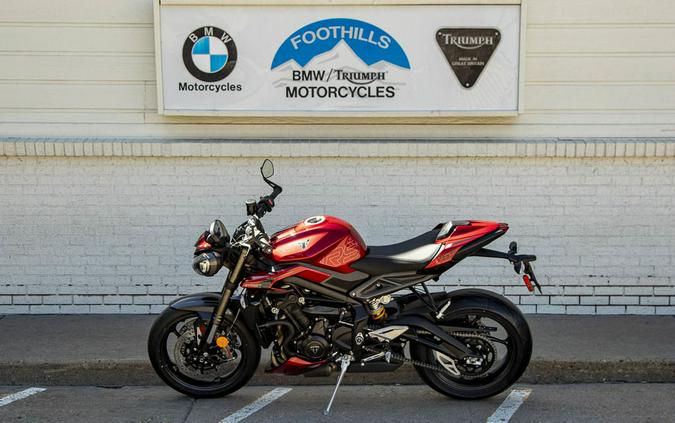 2024 Triumph Street Triple 765 RS Carnival Red