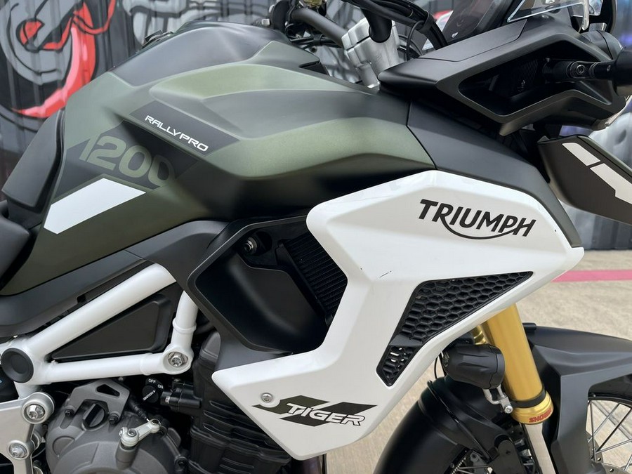 2023 Triumph Tiger 1200 Rally Pro Matte Khaki Green