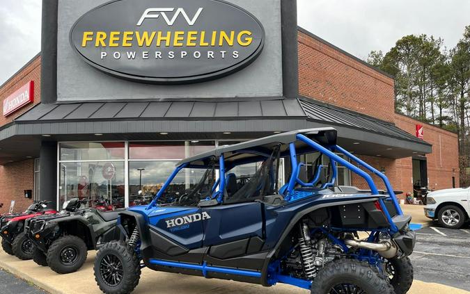 2023 Honda TALON1000X4 FOX LIVEVA - Matte Blue Metallic