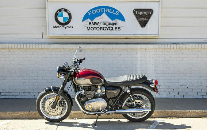 2024 Triumph Bonneville T120 Cordovan Red/Silver Ice