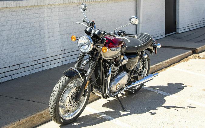 2024 Triumph Bonneville T120 Cordovan Red/Silver Ice