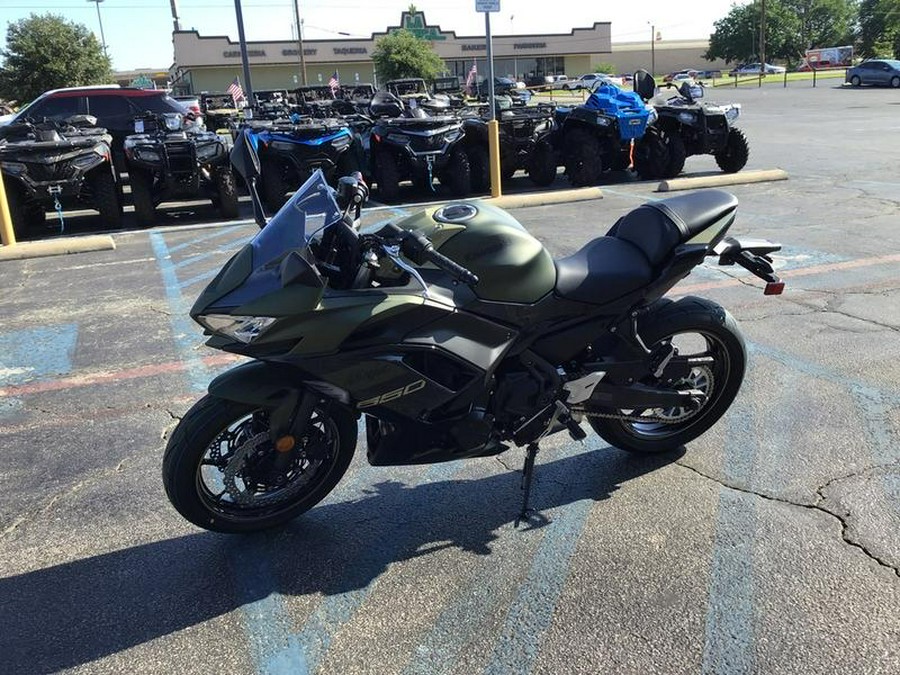 2024 Kawasaki Ninja® 650 Metallic Matte Dark Gray/Metallic Spark Black