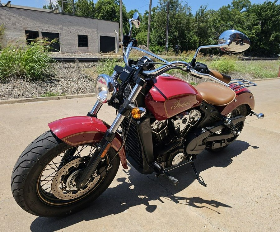 2020 Indian Motorcycle® Scout® 100th Anniversary Indian Red with Gold trim