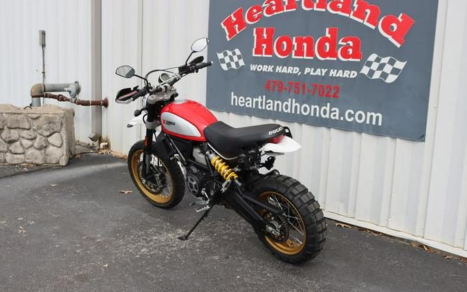 2018 Ducati Scrambler Desert Sled Red Dusk