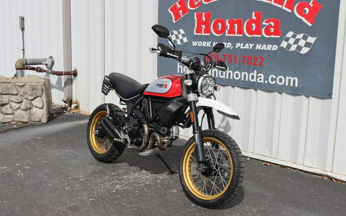 2018 Ducati Scrambler Desert Sled Red Dusk