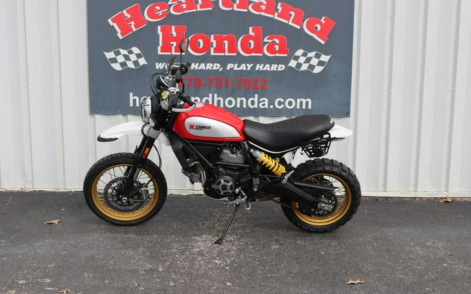 2018 Ducati Scrambler Desert Sled Red Dusk