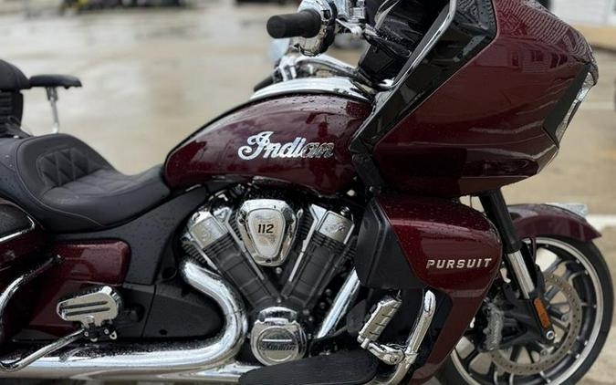 2025 Indian Motorcycle® Pursuit® Limited 112 w/PowerBand Audio Heavy Metal with Black Metallic