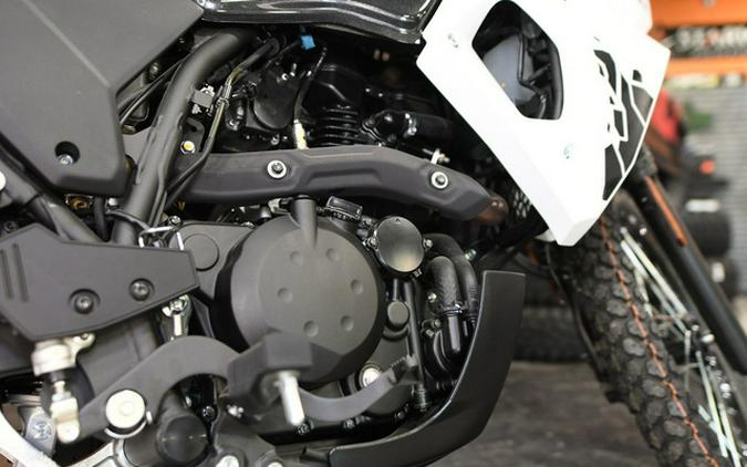 2025 Kawasaki KLR650 S Pearl Crystal White/Metallic Carbon Gray Pearl Crystal WhiteMetallic Carbon Gray