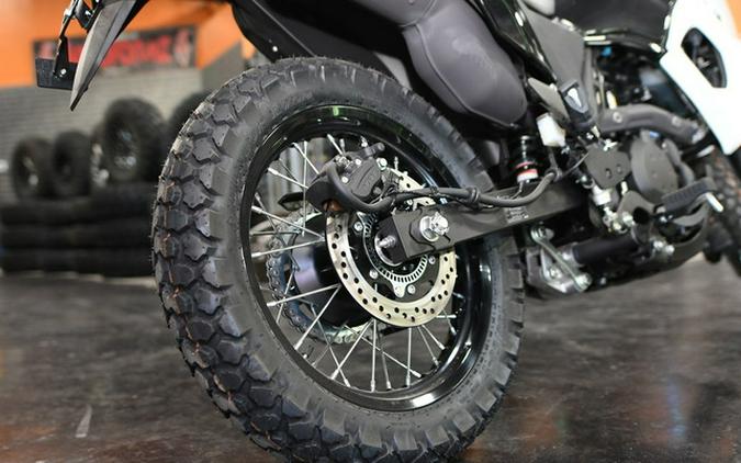 2025 Kawasaki KLR650 S Pearl Crystal White/Metallic Carbon Gray Pearl Crystal WhiteMetallic Carbon Gray