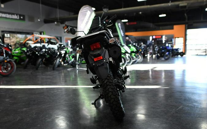 2025 Kawasaki KLR650 S Pearl Crystal White/Metallic Carbon Gray Pearl Crystal WhiteMetallic Carbon Gray