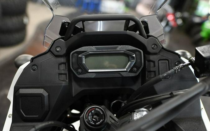 2025 Kawasaki KLR650 S Pearl Crystal White/Metallic Carbon Gray Pearl Crystal WhiteMetallic Carbon Gray