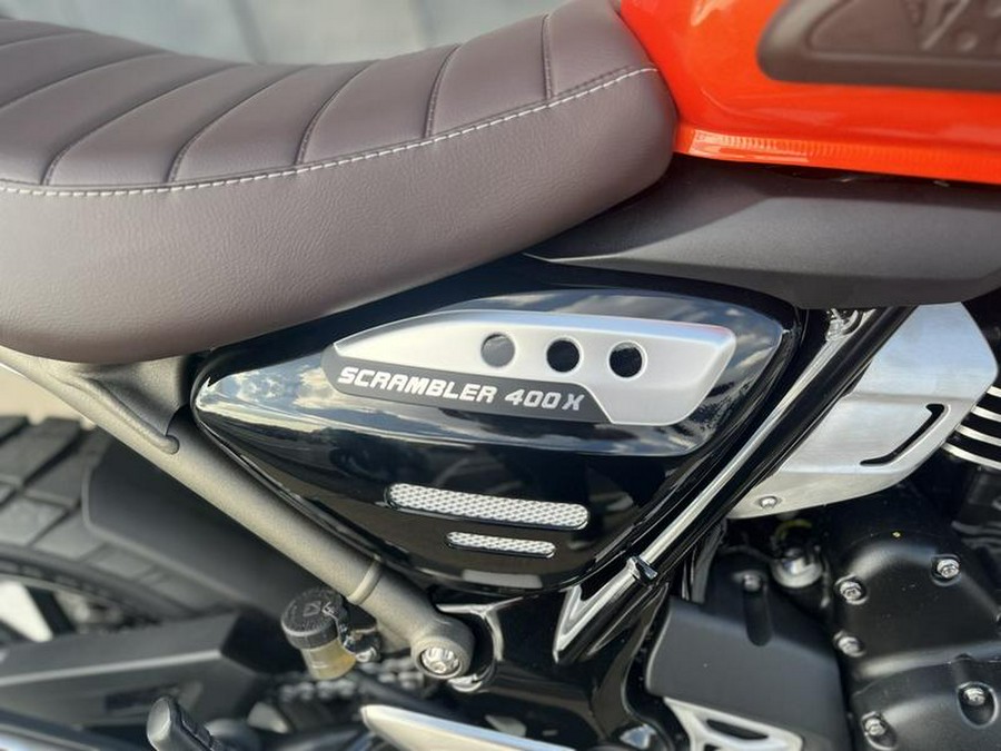2026 Triumph Scrambler 400 X Baja Orange/Aluminium