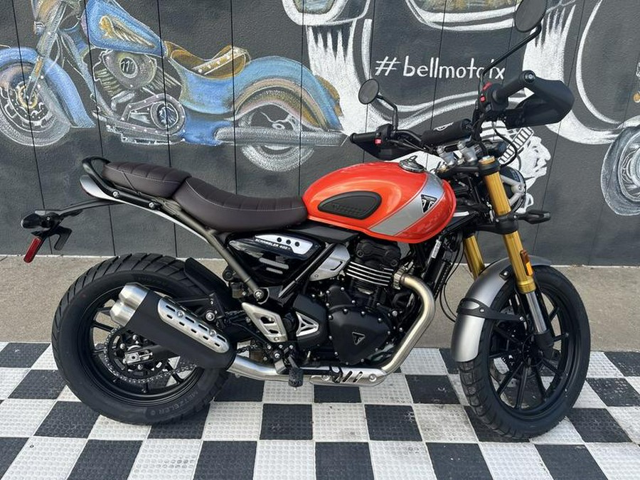 2026 Triumph Scrambler 400 X Baja Orange/Aluminium