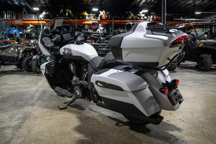 2024 Indian Motorcycle® Pursuit® Dark Horse® w/PowerBand Audio Pkg Icon Ghost White Metallic Smoke