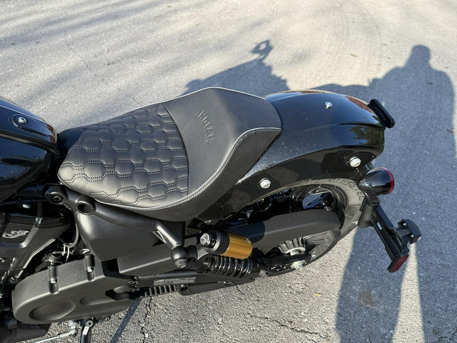 2026 Indian Motorcycle® 101 Scout® Black Crystal with Super Graphite