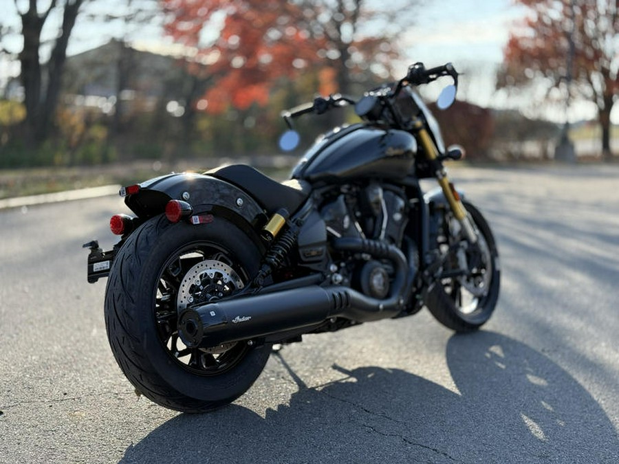 2026 Indian Motorcycle® 101 Scout® Black Crystal with Super Graphite